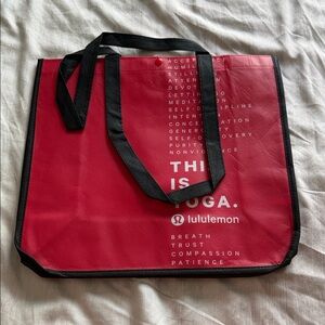 lululemon athletica Red Tote Bag